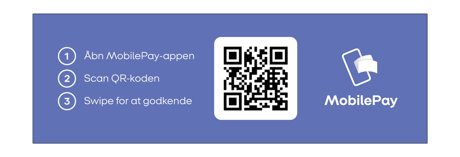 Mobilepay med QR-kode Mobilepay med QR-kode